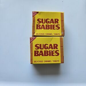 Vintage Sugar Babies Miniature Empty Boxes Lot 2 Advertising Nabisco